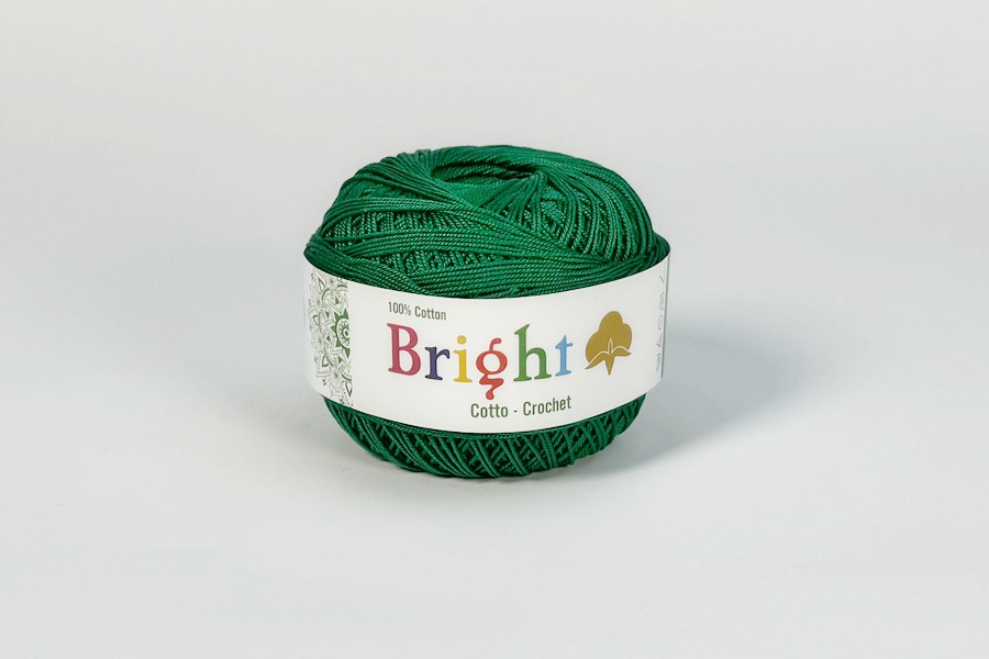 Нитки Ірис 50гр/230м Bright, зеленка, M50