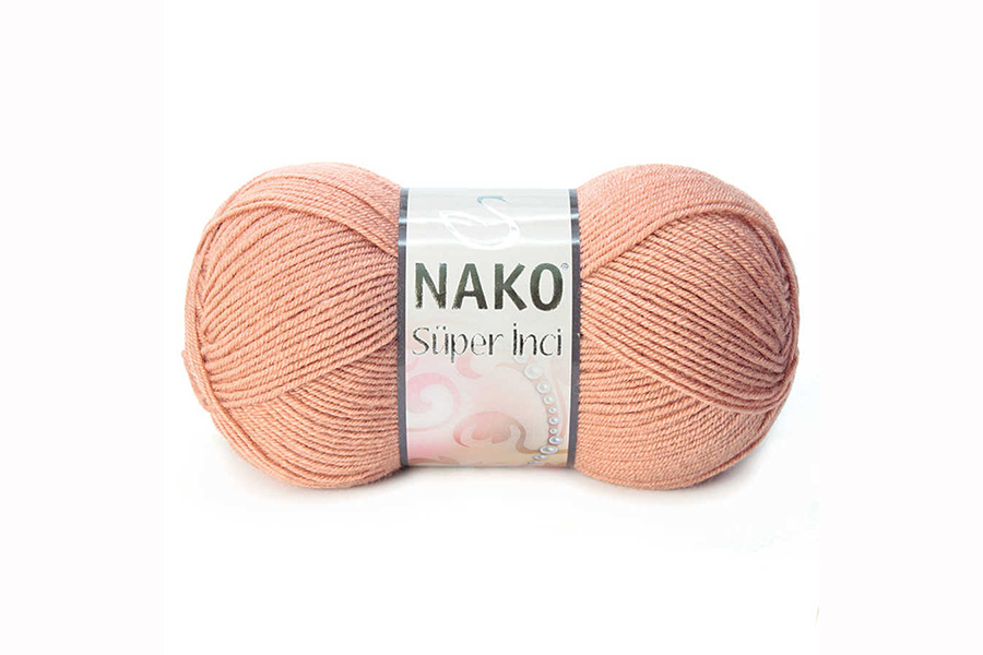 Пряжа Super inci 100гр/260м NAKO, кавовий молочний, 11071