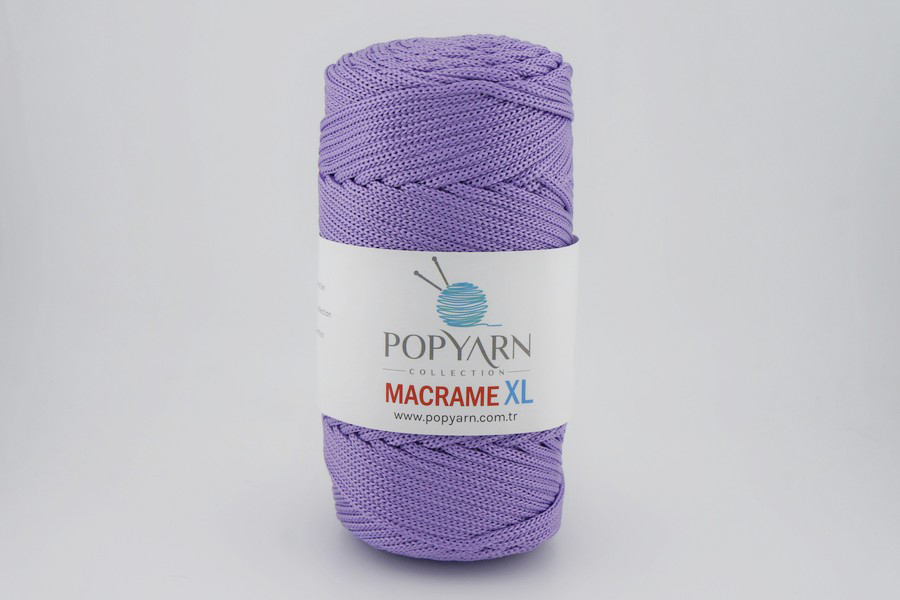 Пряжа Macrame XL 250гр/125м POPYARN, бузковий світлий, 437