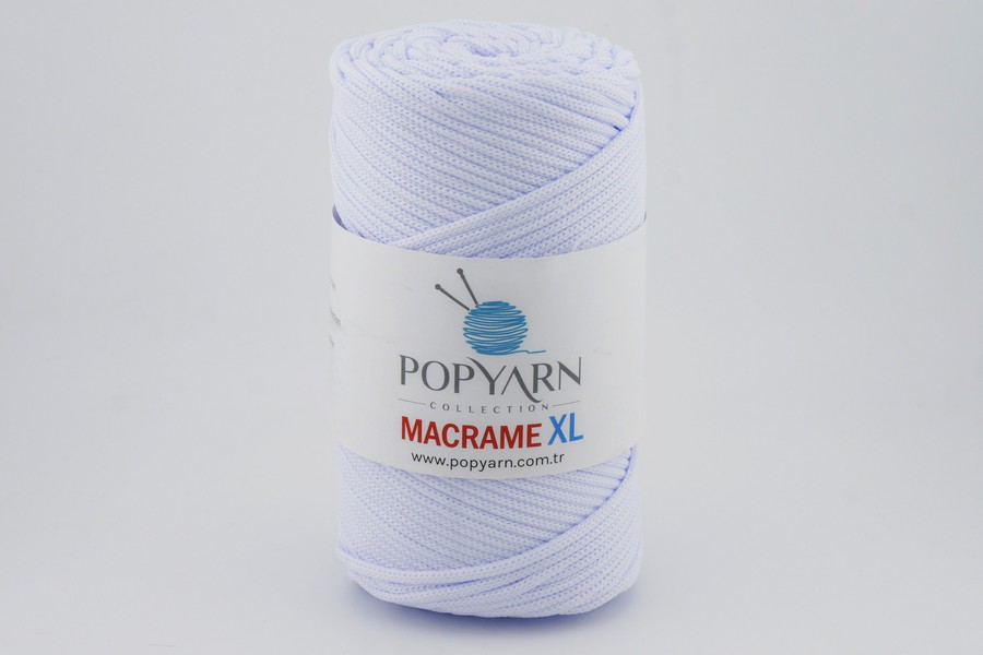Пряжа Macrame XL 250гр/125м POPYARN, бузковий блідий, 403