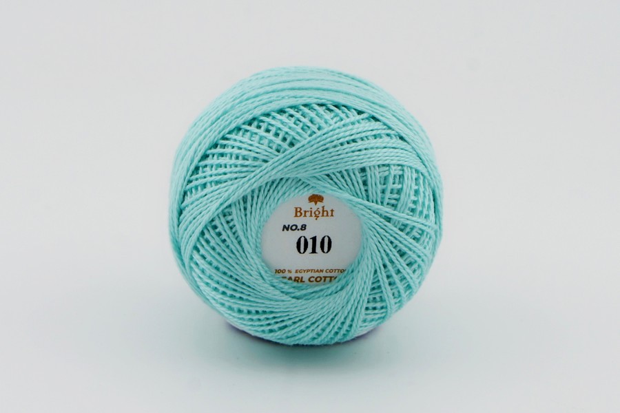 Нитки Ірис 10гр/80м Bright, бірюзовий, 10