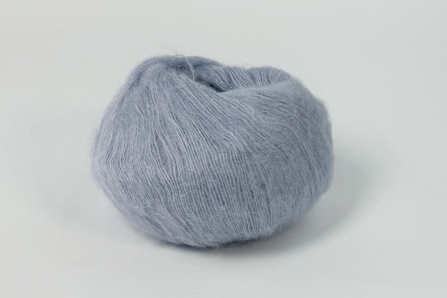 Пряжа Mohair 25гр/200м, бузковий блідий, 26