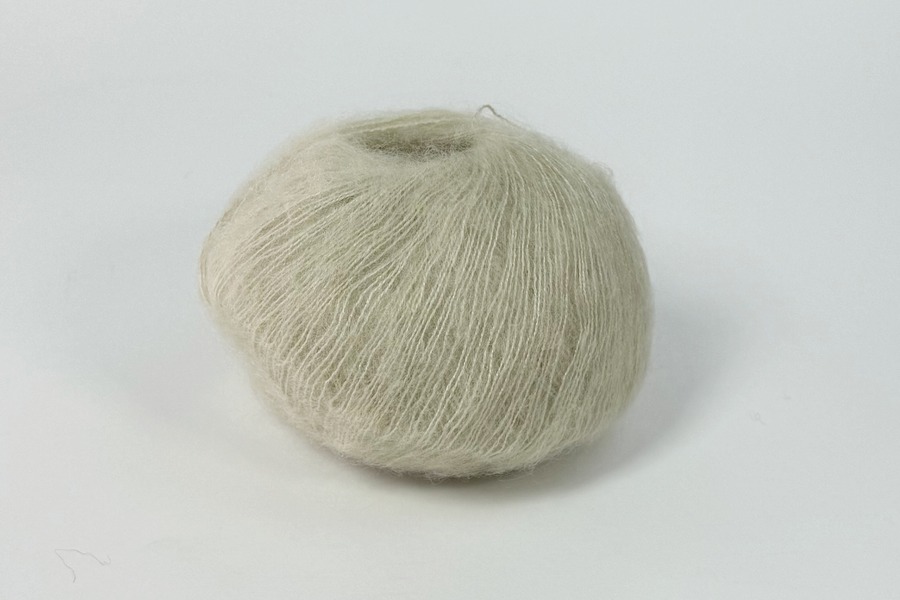 Пряжа Mohair 25гр/200м, полиновий світлий, 13