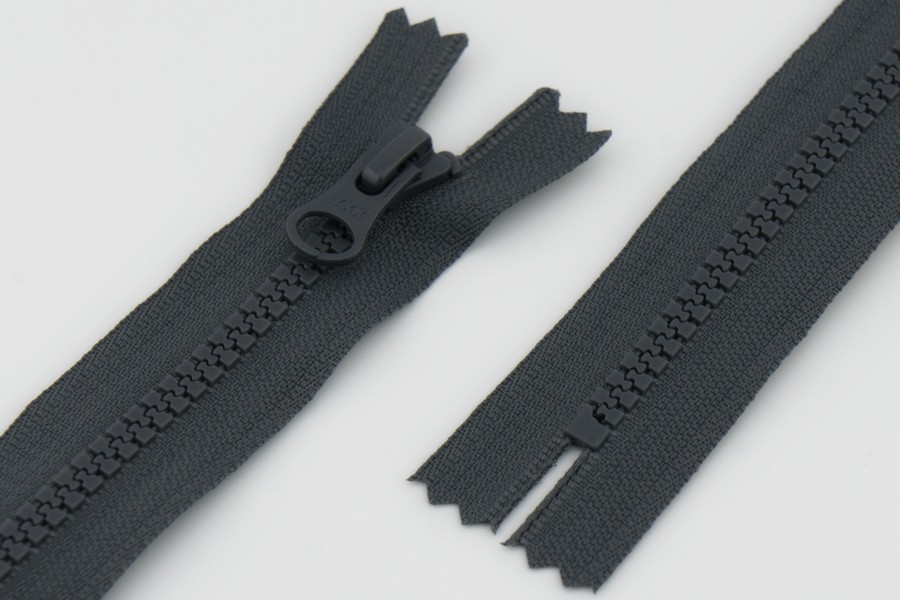 Блискавка YKK, T5 трактор, 1 замок, 18 см, сірий темний, VSC-18-182-DA8LHD