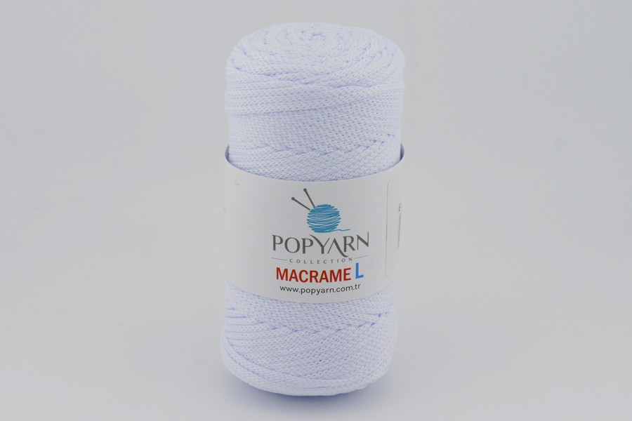 Пряжа Macrame L 100гр/90м POPYARN, бузковий блідий, 403