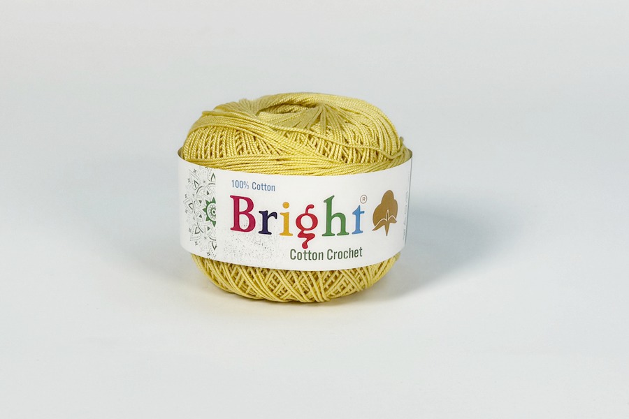 Нитки Ірис 50гр/230м Bright, бежевий золотистий, 104
