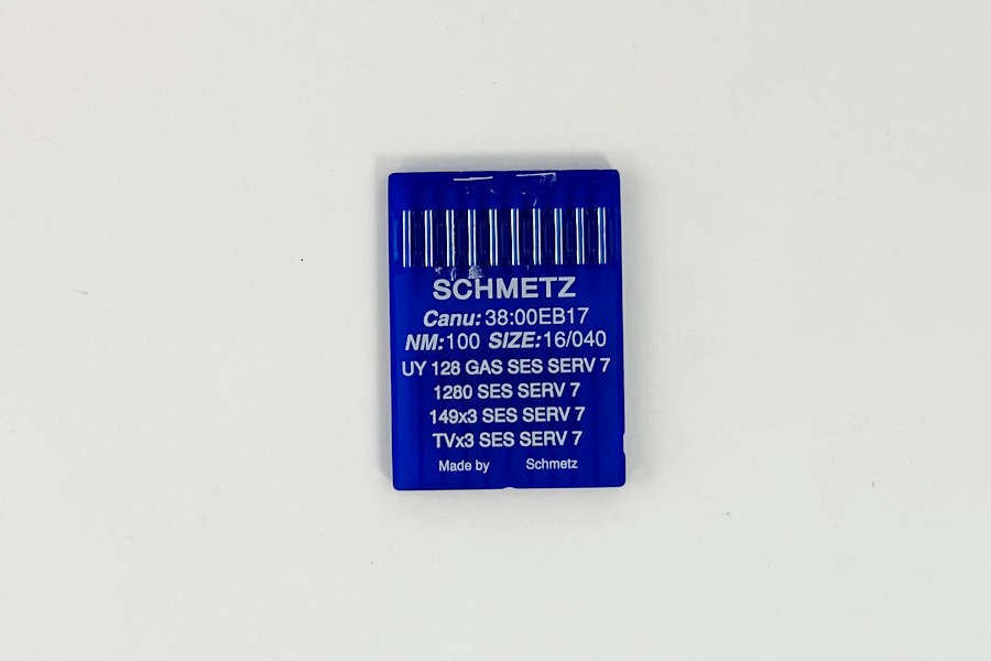 Голки UY128GAS SES №100 (колба товста, сферичне тонке вістря), SCHMETZ