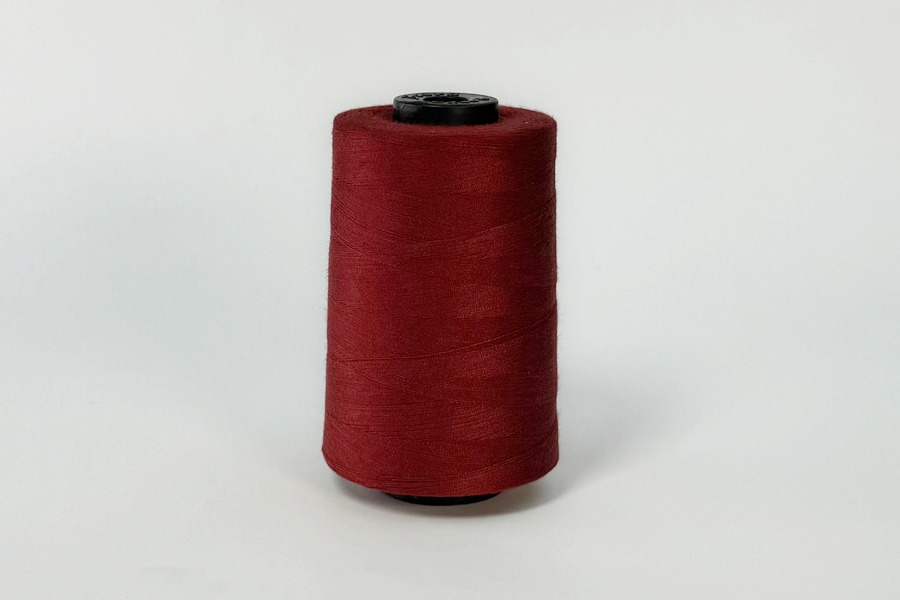 Нитки ПЕ №40/2 5000 м Barva, червоний темний, 6073