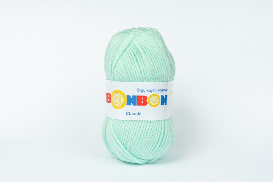 Пряжа Bonbon classic 100гр/200м NAKO, м'ятний світлий, 98329