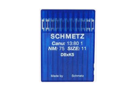 Голки DBxK5 №75 (колба тонка, кругле стандартне вістря), SCHMETZ