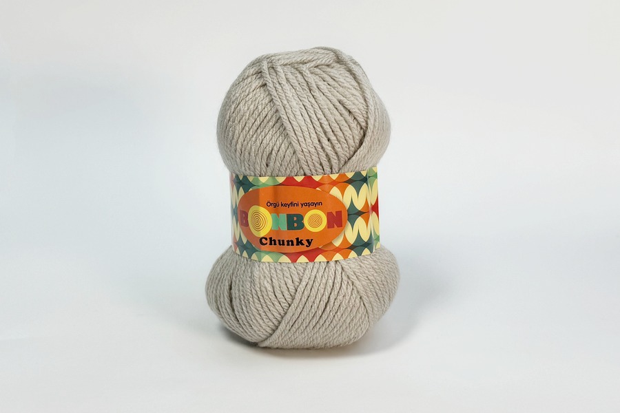 Пряжа Bonbon chunky 100гр/135м NAKO, бежевий світлий, 98330