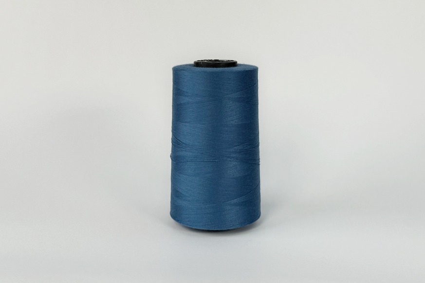 Нитки ПЕ №40/2 5000 м Barva, синій світлий, 2094