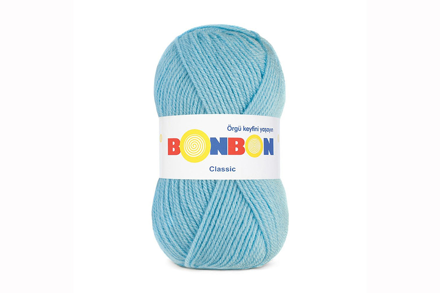 Пряжа Bonbon classic 100гр/200м NAKO, бірюзовий світлий, 98559