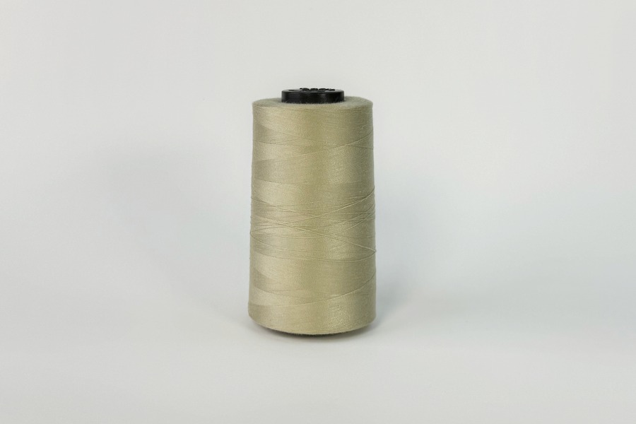 Нитки ПЕ №40/2 5000 м Barva, бежевий брудний, 7016