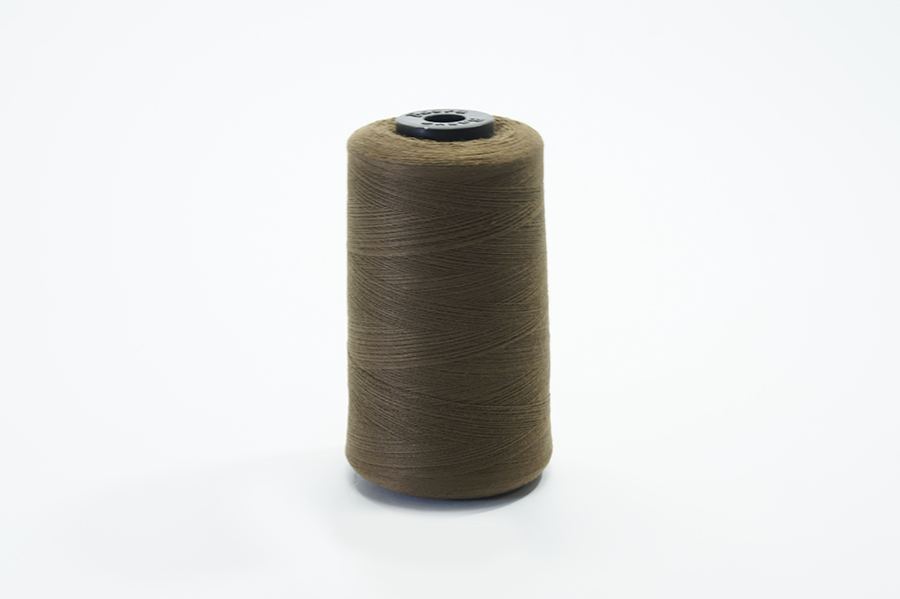 Нитки ПЕ №40/2 5000 м Barva, коричневий натуральний, 7013