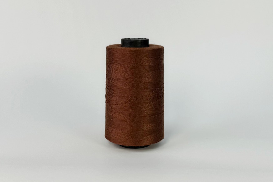Нитки ПЕ №40/2 5000 м Barva, коричневий натуральний, 7018