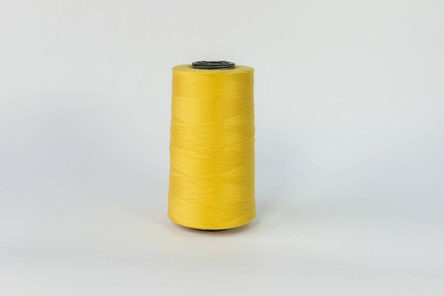 Нитки ПЕ №40/2 5000 м Barva, жовтий натуральний, 3012