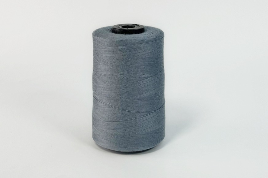 Нитки ПЕ №20/2 2500 м Barva, сірий натуральний, 5012