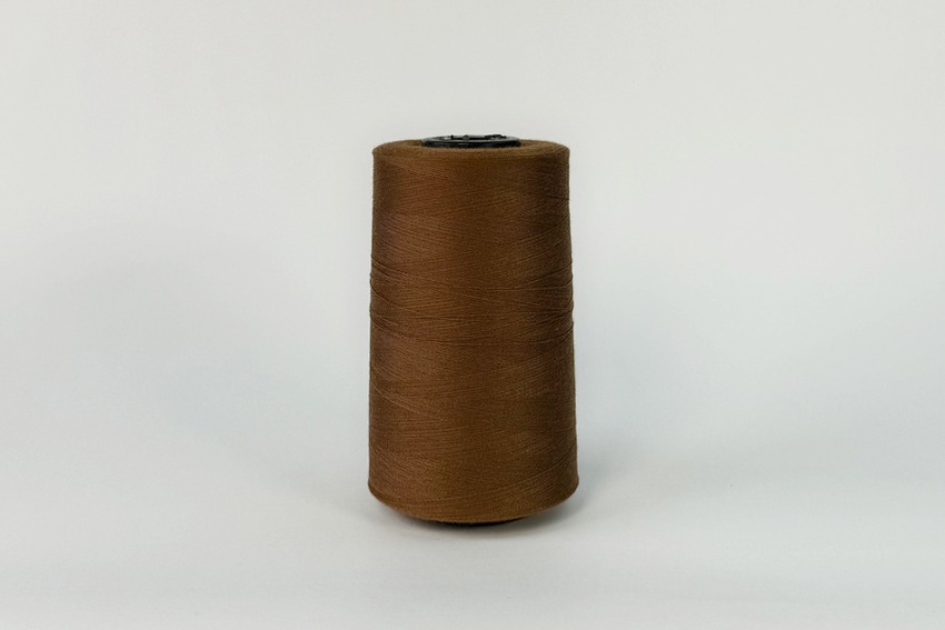 Нитки ПЕ №20/2 2500 м Barva, коричневий натуральний, 7025