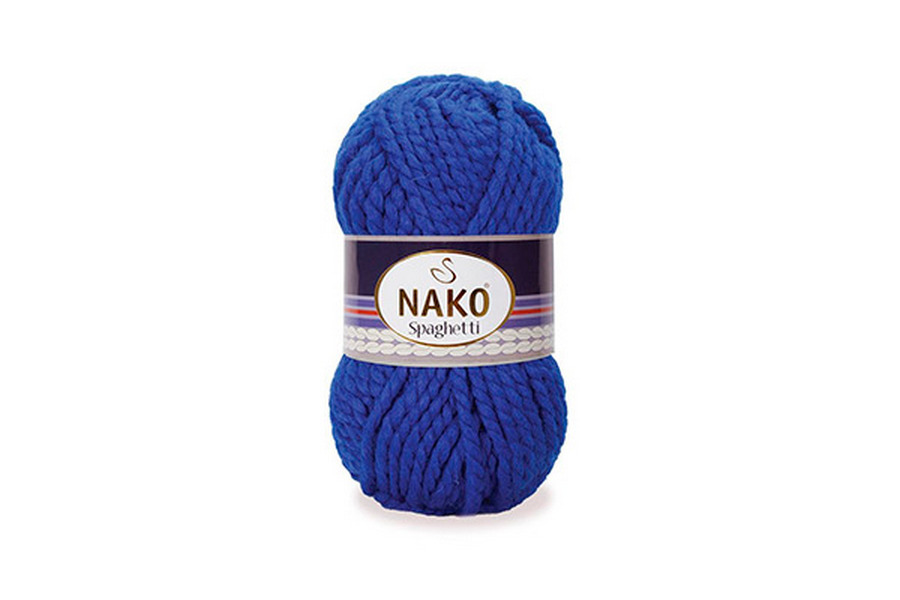 Пряжа Spaghetti 100гр/60м NAKO, електрик яскравий, 6744