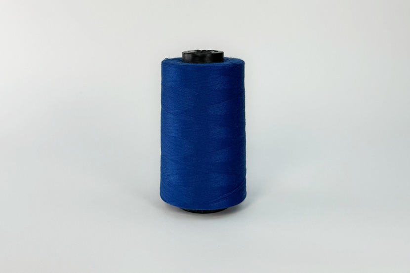 Нитки ПЕ №40/2 5000 м Barva, синій яскравий, 2057