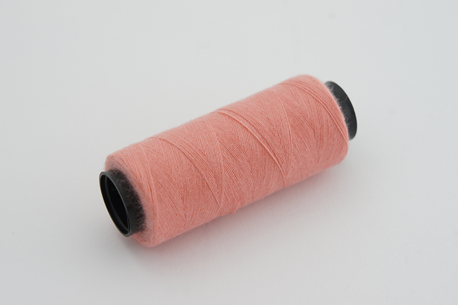 Нитки ПЕ №40/2 250 м Barva, рожевий натуральний, 6036