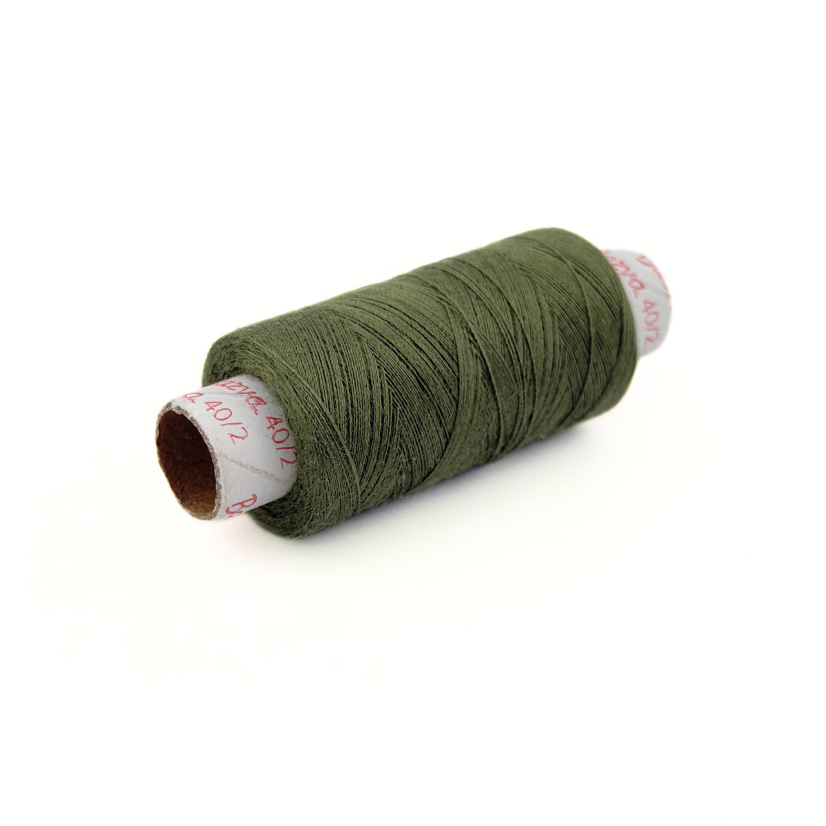 Нитки ПЕ №40/2 250 м Barva, хакі натуральний, 4037