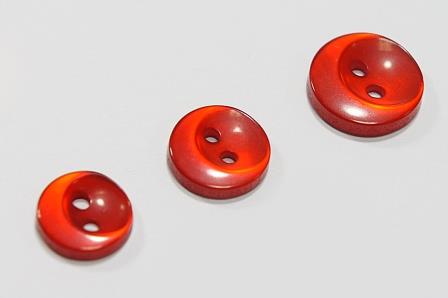 Гудзик 11 мм Mertbutton, червоний, 4012-18-0812