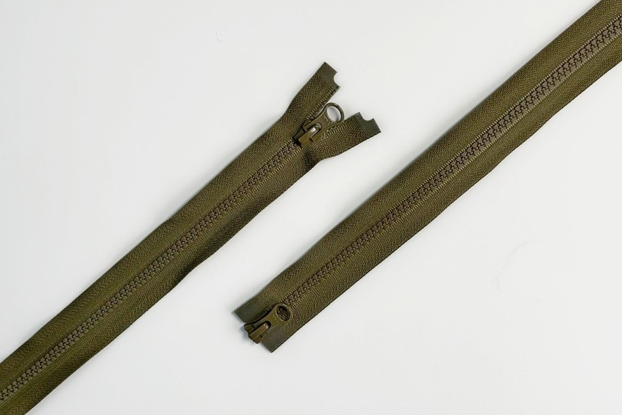 Блискавка YKK, T5 трактор, 2 замки, 80 см, хакі