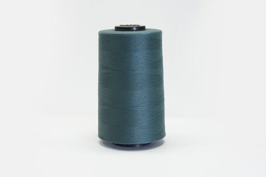 Нитки ПЕ №40/2 5000 м Barva, бірюзовий темний, 4057