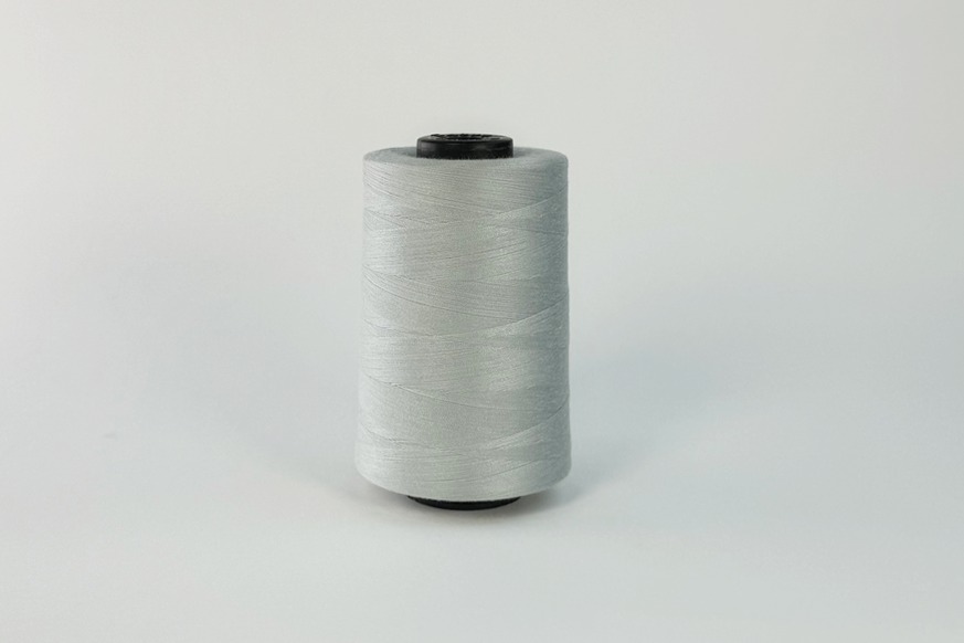 Нитки ПЕ №40/2 5000 м Barva, сірий світлий, 5043