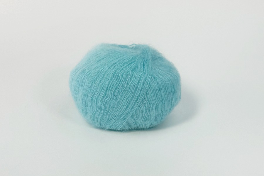 Пряжа Mohair 25гр/200м, бірюзовий світлий, 35