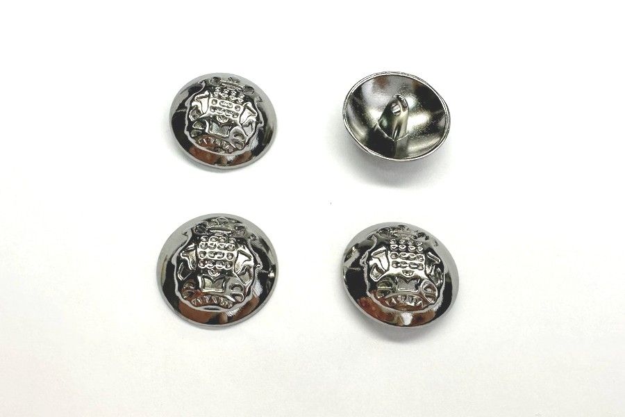 Гудзик металевий 23 мм Mertbutton, нікель чорний, SMB-435-36-b.nik