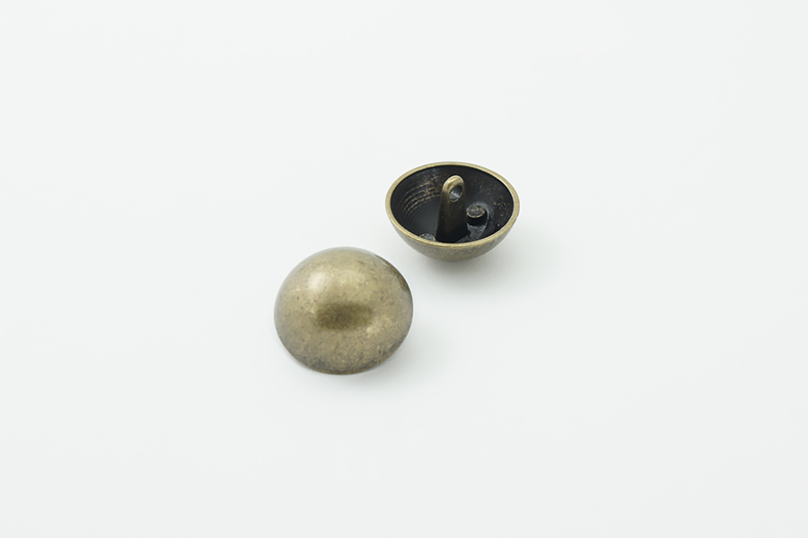 Гудзик 23 мм Mertbutton, стара латунь, MTL-73-36-bronz