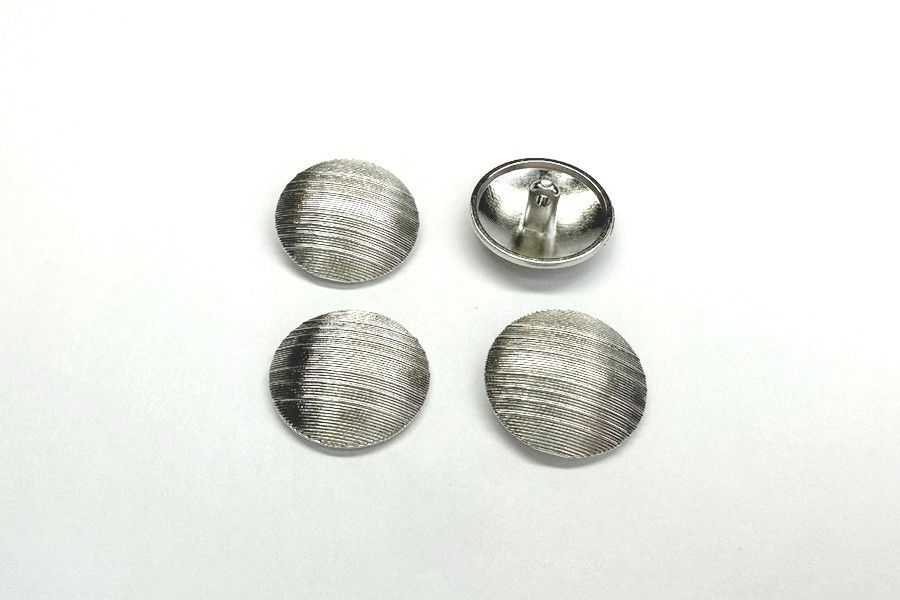 Гудзик металевий 23 мм Mertbutton, нікель, SMB-6370-36-nik