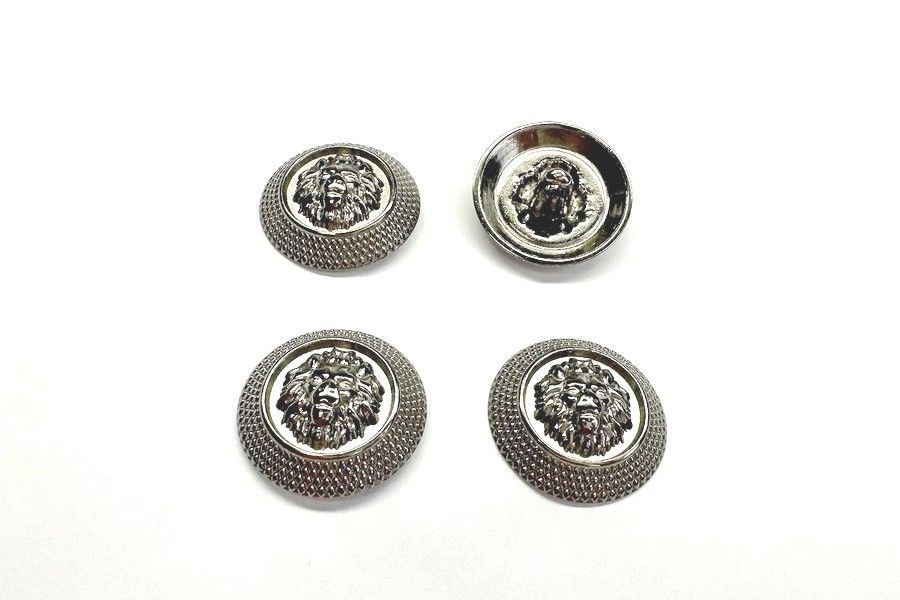 Гудзик металевий 15 мм Mertbutton, нікель чорний, SMB-375-23-b.nik