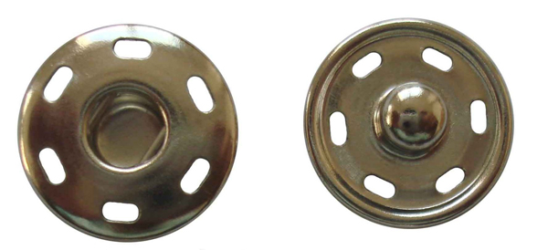 Кнопка пришивна 12 мм New Star, стара латунь