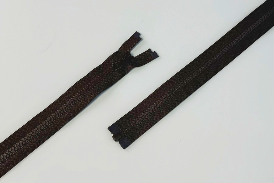 Блискавка YKK, T5 трактор, 1 замок, 60 см, шоколадний