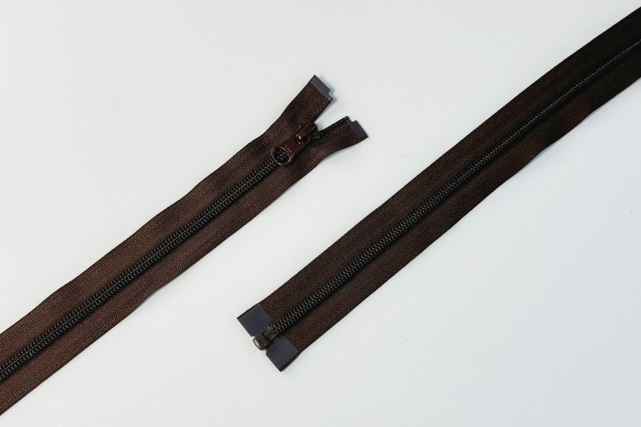 Блискавка YKK, T5, 1 замок, 70 см, шоколадний