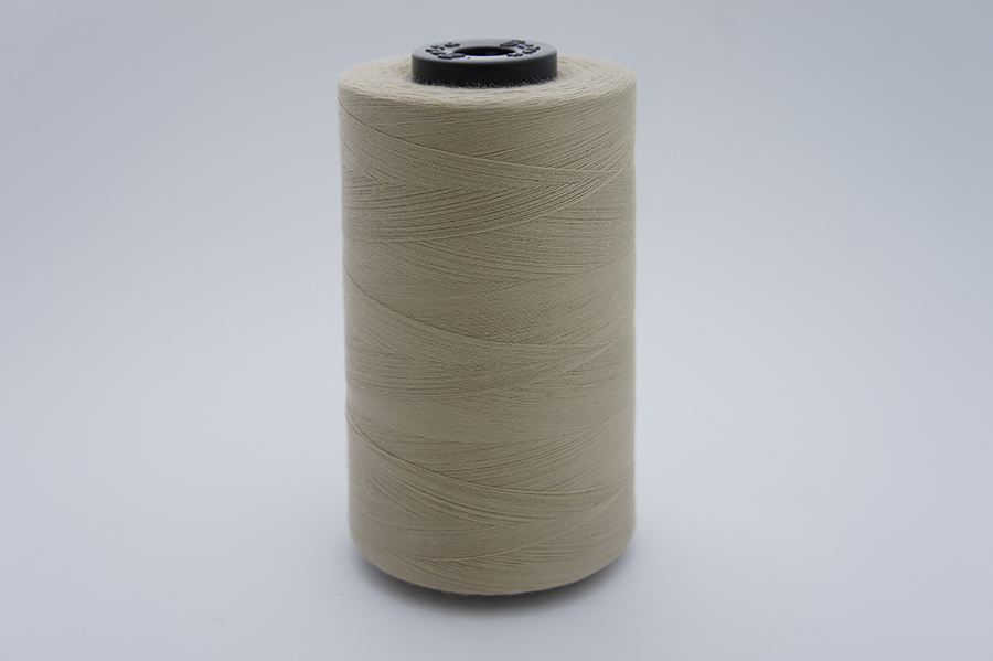 Нитки ПЕ №40/2 5000 м Barva, бежевий натуральний, 7086