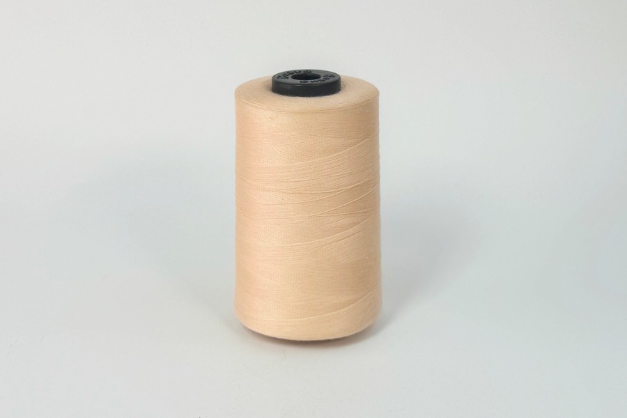 Нитки ПЕ №40/2 5000 м Barva, бежевий натуральний, 1020/1