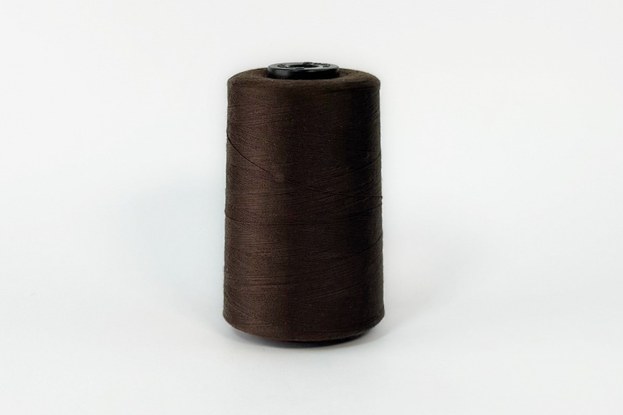 Нитки ПЕ №40/2 5000 м Barva, коричневий темний, 7083