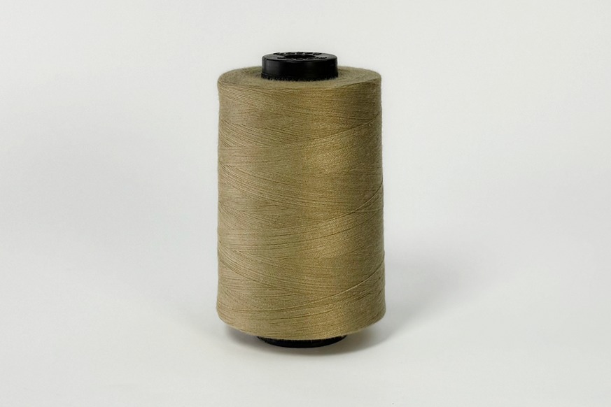 Нитки ПЕ №40/2 5000 м Barva, бежевий натуральний, 7076