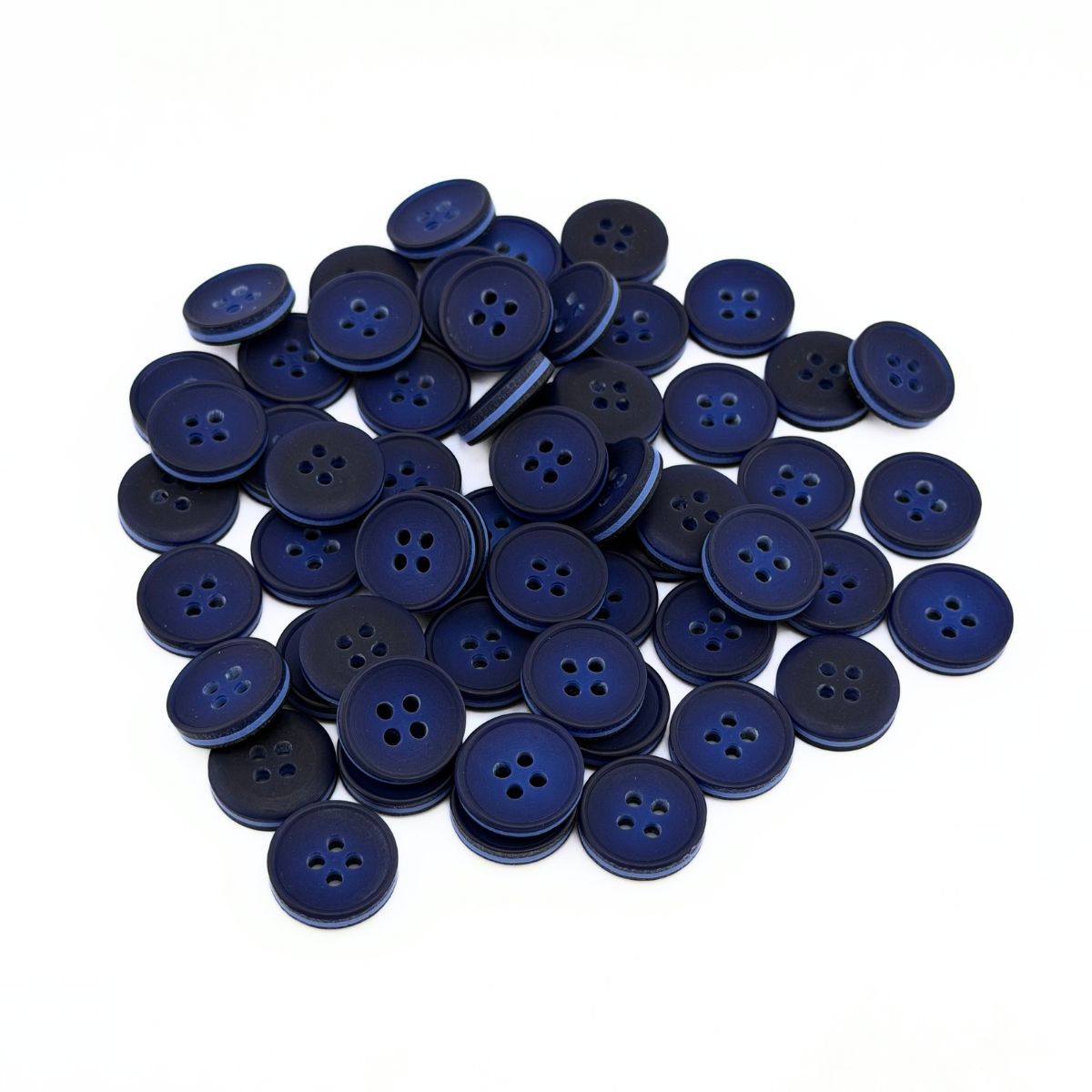 Гудзик 15 мм Mertbutton, синій яскравий, 2665-24-3 mat