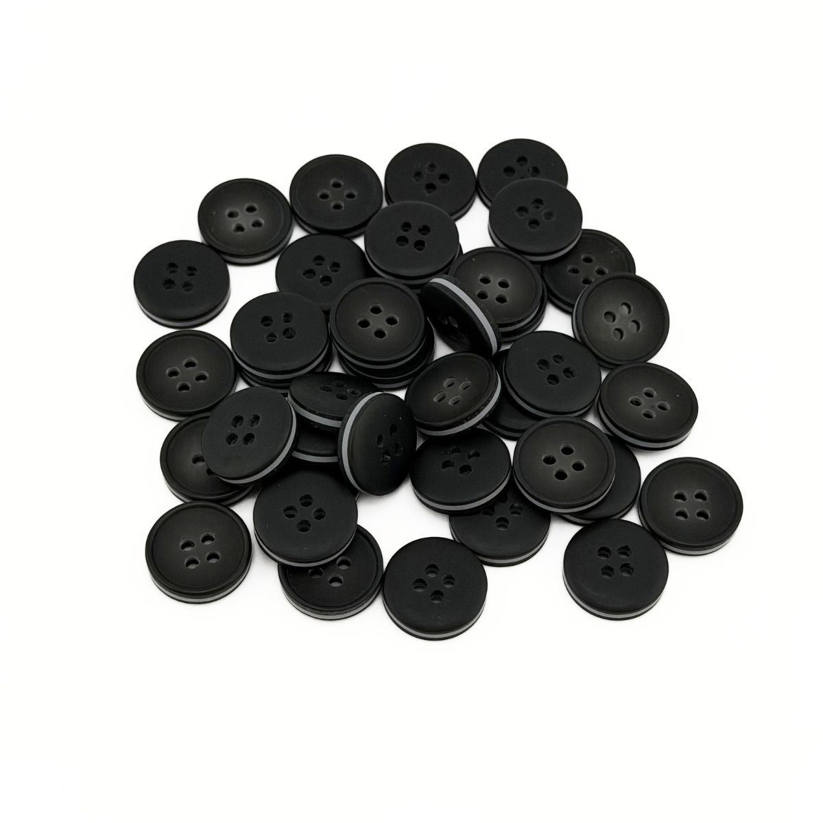 Гудзик 15 мм Mertbutton, сірий, 2665-24-2 mat