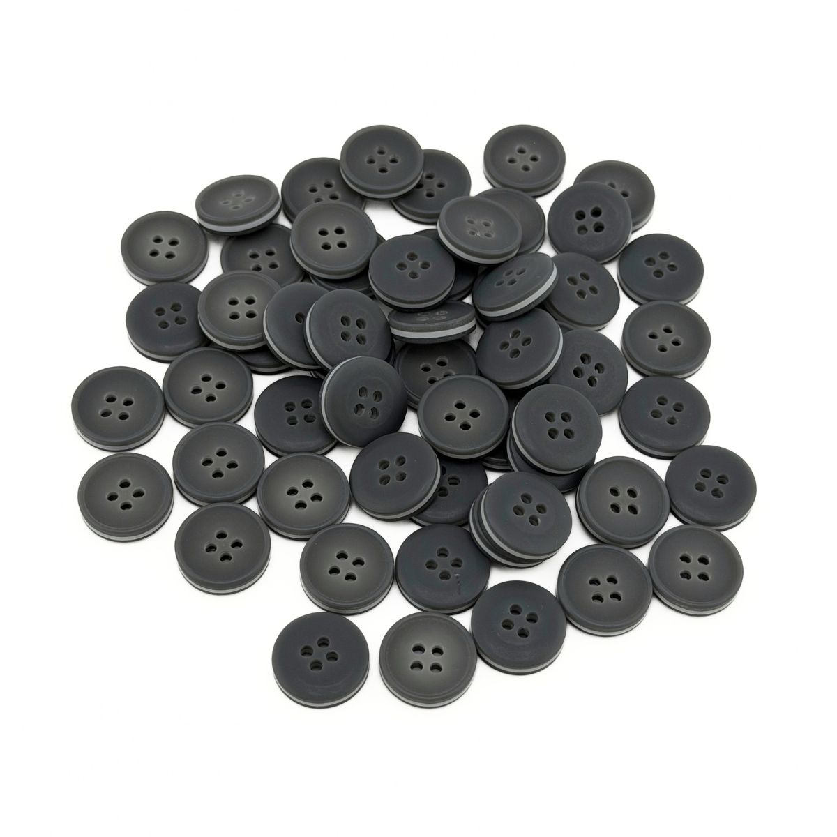 Гудзик 20 мм Mertbutton, сірий, 2665-32-6 mat