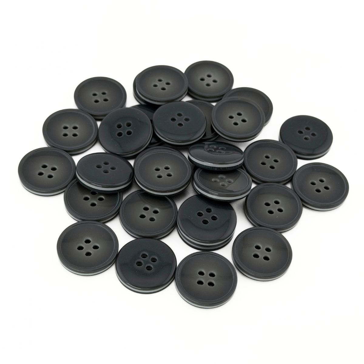 Гудзик 20 мм Mertbutton, сірий, 2665-32-6