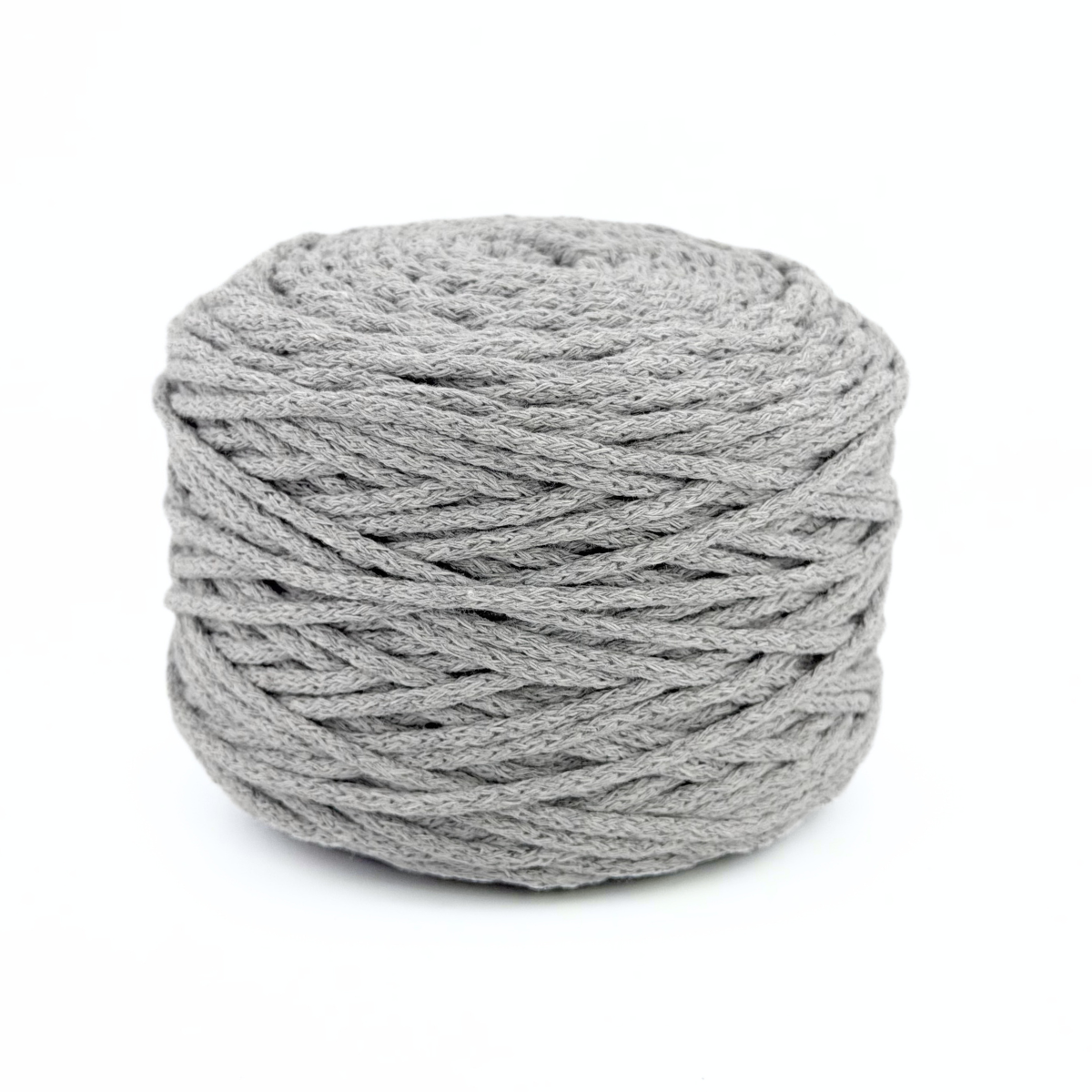 Пряжа "Macrame 3, 5", сірий світлий, 159