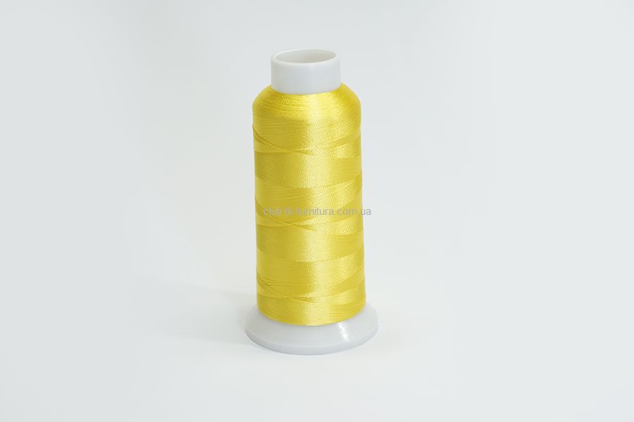 Нитки 100% віскоза №120D/2 2742 м MH, жовтий яскравий, 5347
