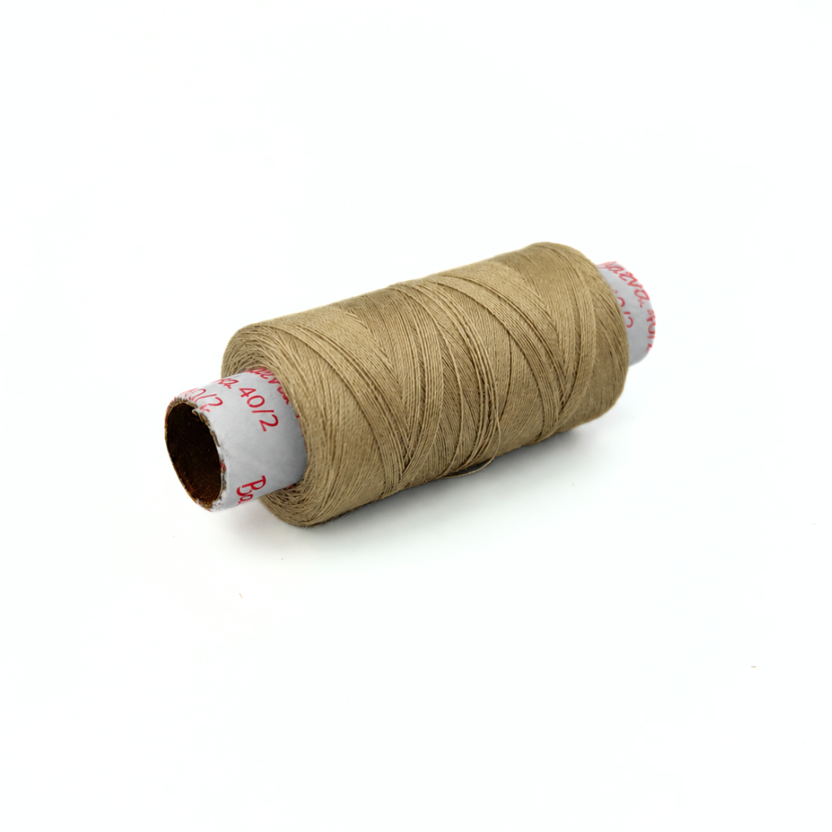 Нитки ПЕ №40/2 250 м Barva, бежевий натуральний, 7037